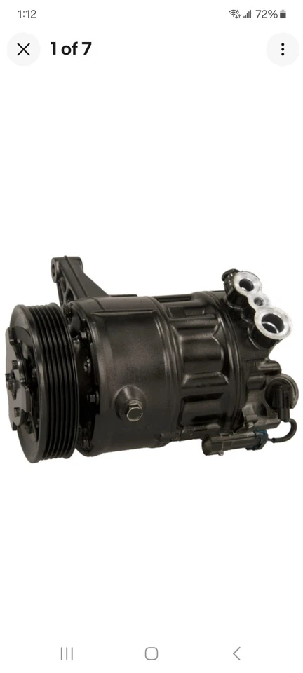 COMPRESSOR NAPA Temp Product #97565 para 2010-11 Buick La Crosse, 2010-11 CADILLAC - Imagem 3 de 4