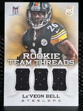 2013 Panini Momentum - Rookie Team Threads Le'Veon Bell #24  /299 (MEM, RC)