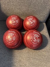Henselite Tiger Evo Bowls Size 2 Stamped 31. Ruby Red compact mini trolley.