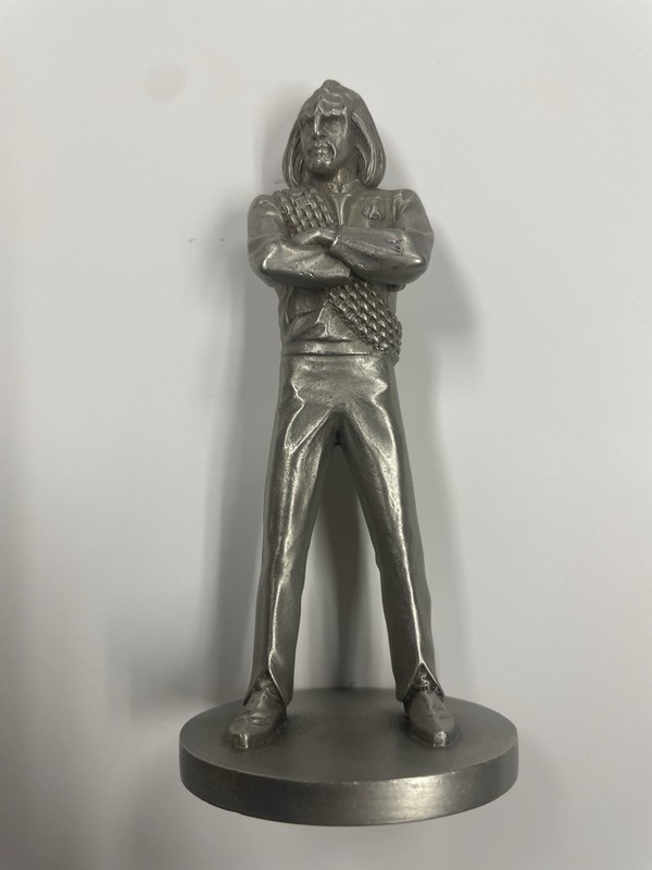 Star Trek Pewter Figurine, Lieutenant Worf, RF1782