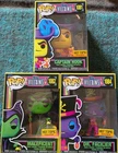 Disney villains Black light Funko Pop (Maleficent, Captain Hook, Dr.Facilier)
