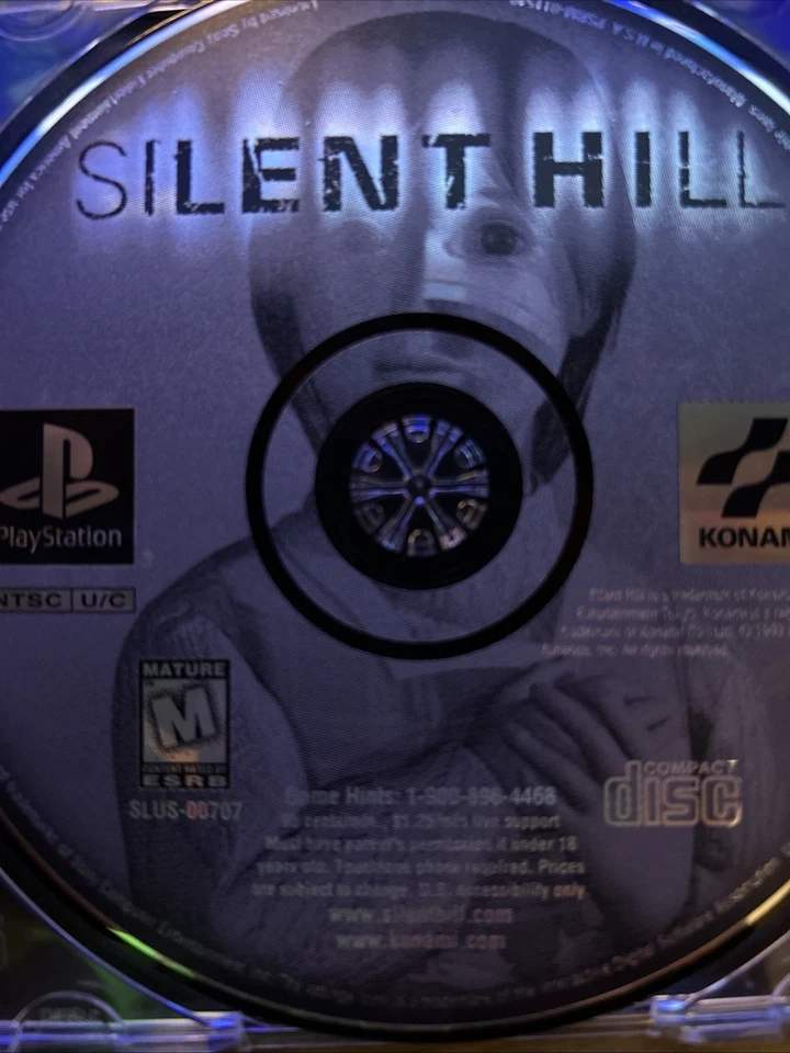 Rare Silent Hill Sony PlayStation 1 PS1 Disc, 1999 Konami - Image 4 of 4