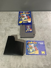 BurgerTime Nintendo Entertainment System NES Complete CIB Tested Authentic