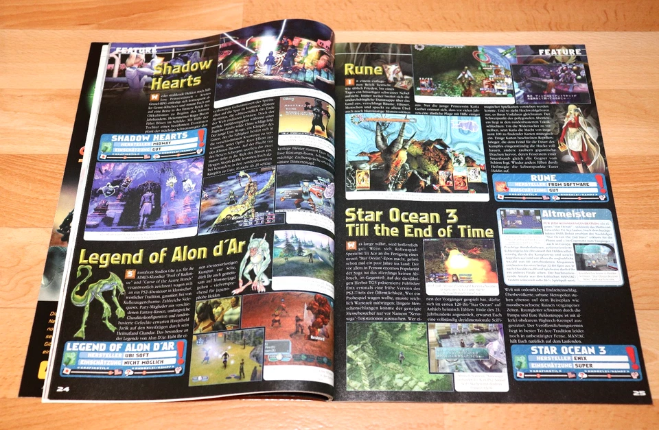 2002 Maniac Magazin Shadow Hearts Suikoden 3 Evil Twin  Cyprien's Chronicles - Bild 4 von 4