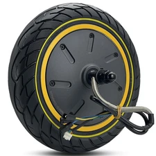 10''Hub Motor With Solid Tire 500w Drive Power Wheels Kit Tubeless Type Suita...