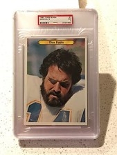 1980 Topps SUPER Football #7 - DAN FOUTS - PSA 7 NM - San Diego CHARGERS QB
