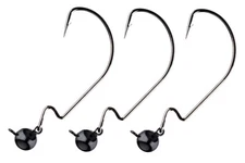 Reaction Tackle Tungsten Football/Swing Jig Heads- 3-Pack for Bass Fishing