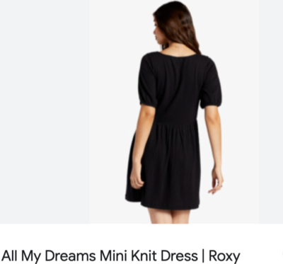 roxy black dress Grave Danger Sheer Cap Sleeve Bodycon Dress main image 1