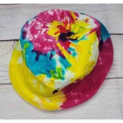 Polo Ralph Lauren Mens Bucket Hat Tie-Dye Multicolor 100  display picture 1