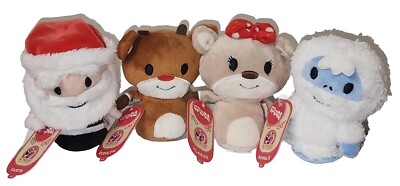 Hallmark Itty Bittys Rudolph Red Nosed Reindeer 50th Set Santa Clarice Bumble