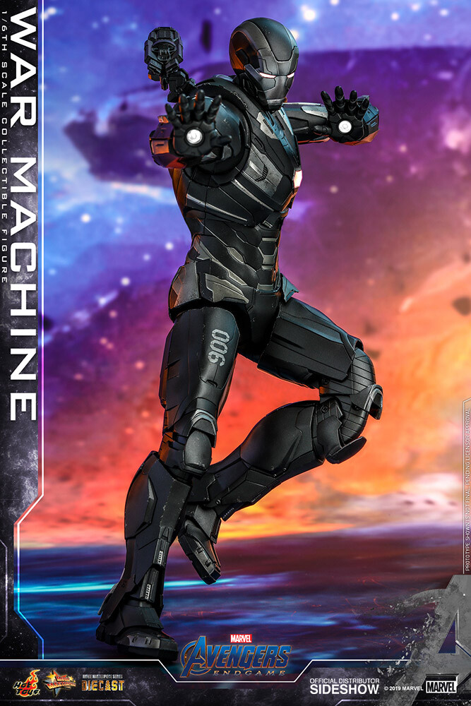 MARVEL Avengers Endgame WAR MACHINE 1/6 Hot Toys Sideshow DIECAST