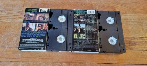 The Matrix/The Matrix Reloaded (VHS, 2003) Keanu Reeves Lawrence Fishburn - Picture 2 of 2