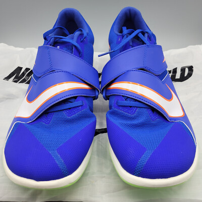 Nike Zoom Rival Track Field Jumping Spikes Racer Blue Orange  display picture 1