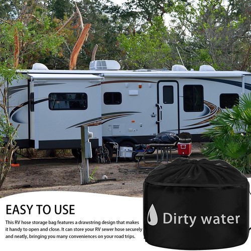 RV Storage Utility Bag Waterproof Sewer Pipe Organizer Bag Garden Hose cool - Picture 6 of 16