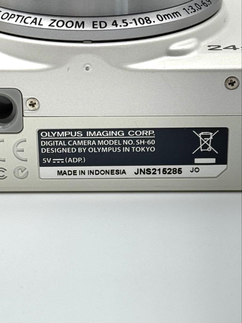 Olympus Digital Camera Stylus SH-60 White Used From Japan | eBay