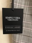 NWT Simply Vera Wang Women Striped Pull On Twill Capri Pants Size Medium — photo 3