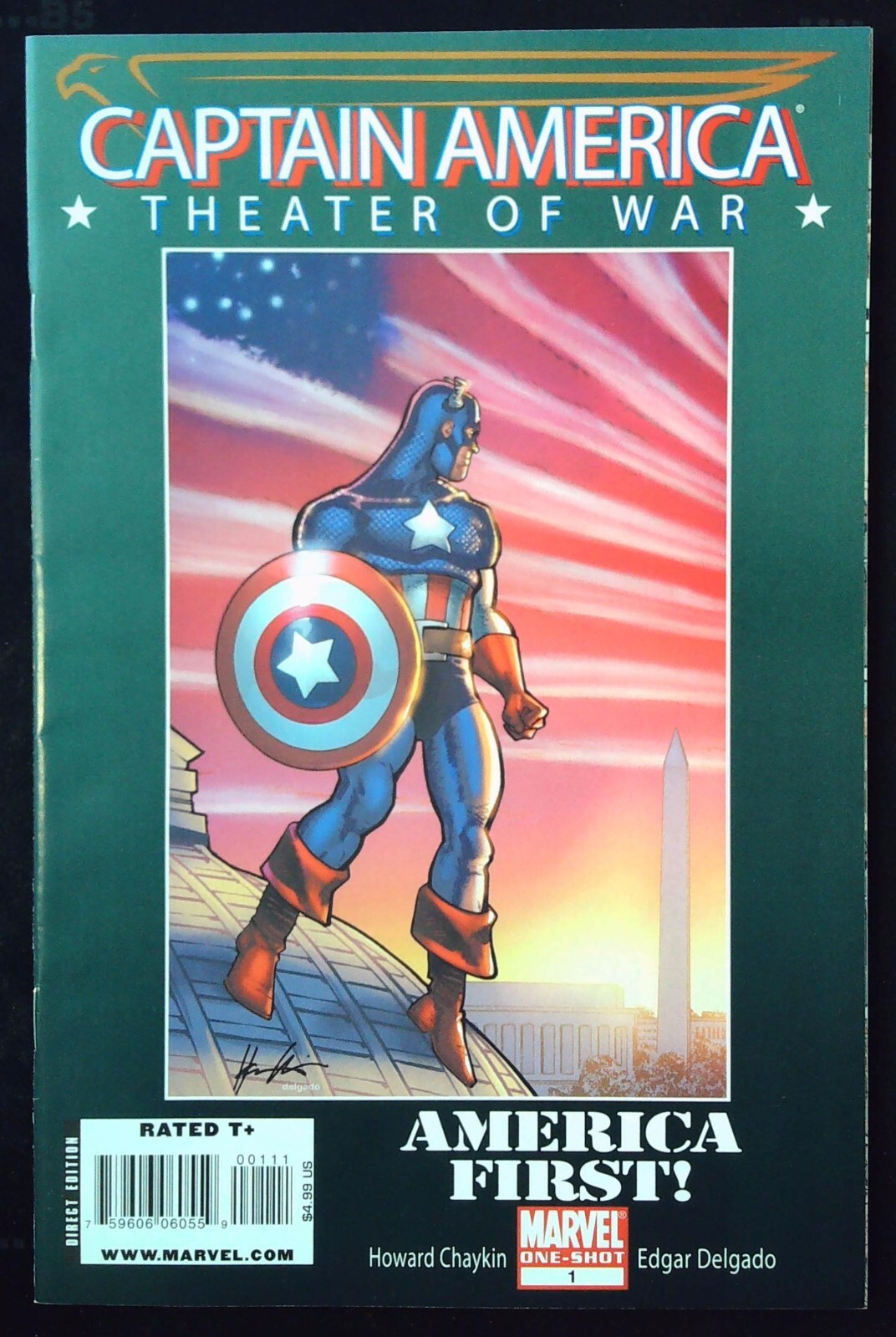 CAPTAIN AMERICA THEATER OF WAR: AMERICA FIRST! (2009) One-Shot - Back Issue