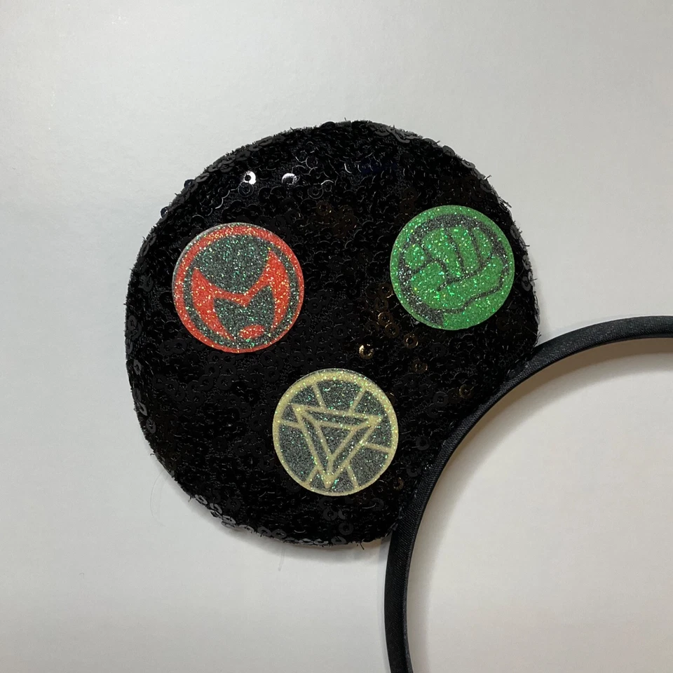 Avengers/Marvel Disney diadema orejas de Mickey Mouse sin arco capitán América hierro Foto 3 de 4