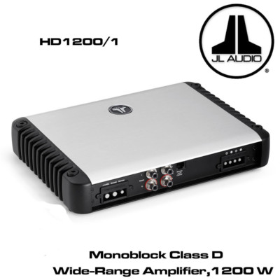 JL Audio HD1200/1 - Monoblock Amplifier Class D System 1200W Bass