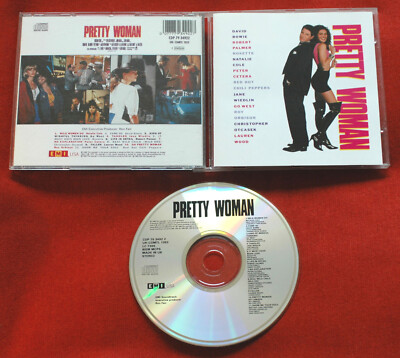 PRETTY WOMAN Soundtrack 1990 UK CD oop David Bowie ROXETTE Red Hot Chili Peppers
