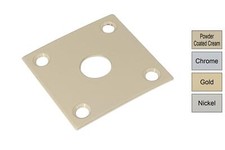 Vintage Correct Shaped Metal Guitar Jack Plate Jackplate