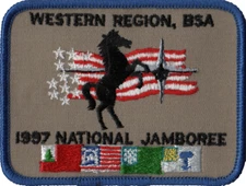 1997 Jamboree Western Region JSP Blue Bdr (AR1908)