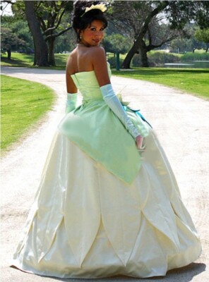 Tiana Princess Dress Costume Party Dress From The Princess And The Frog  Cosplay | eBay
