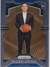2019-20 PRIZM RC DEIVIDAS SIRVYDIS DETROIT PISTONS ROOKIE - E1634
