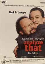Analyze That (DVD, 2002) Billy Crystal, Robert De Niro, Lisa Kudrow