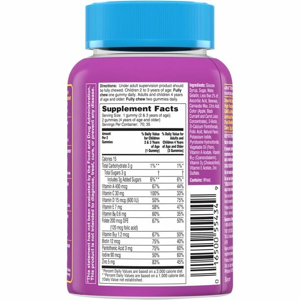 Flintstones Children's Complete Multivitamin Supplement Gummies 70 Count - Image 3 of 4