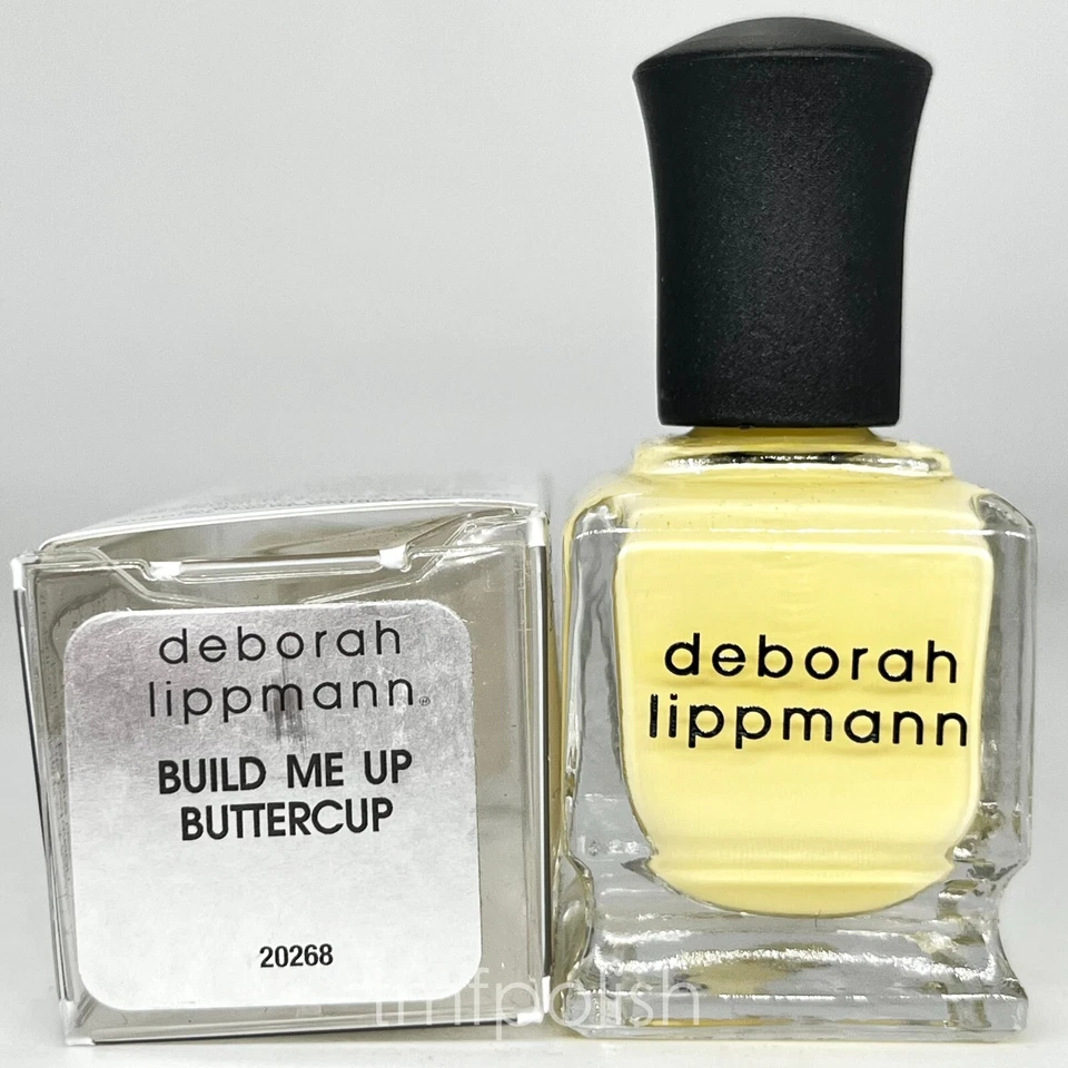 Совершенно новый лак для ногтей Deborah Lippmann - Build Me Up Buttercup - полный размер - Изображение 2 из 3