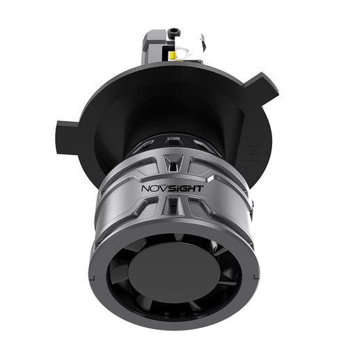 NOVSIGHT 9003 H4 Bombillas de faros LED 60W 13000LM haz alto/bajo blanco súper brillante - Imagen 12 de 14