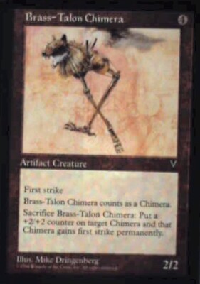 Brass-Talon Chimera - Visions: #142, Magic: The Gathering Lp R173