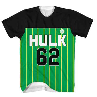 Marvel Comics Mens The Incredible Hulk Jersey Shirt