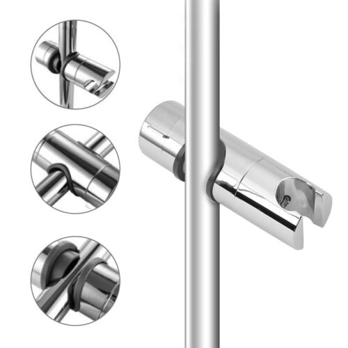 20-25mm Universal Verstellbar Duschkopfhalterung Halter Poliert Chrom für Stange - Bild 5 von 13