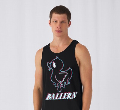 Rave Duck Tank Top Techno Psychedelic Goa Trance Festival DJ Shirt Music S-3XL