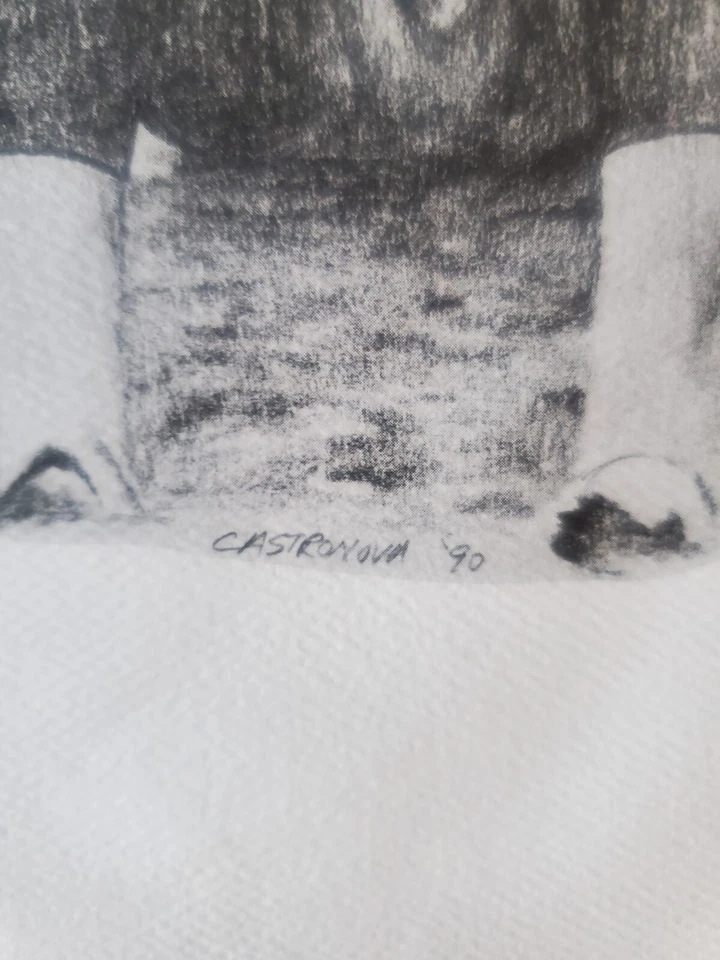 Vtg Babe Ruth New York Yankees limited edition signed lithograph - By Castronova - Image 3 of 4