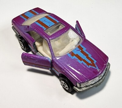 Vintage 1980s Road Champs Mercedes Benz 500 SEC 1/64 Diecast Color