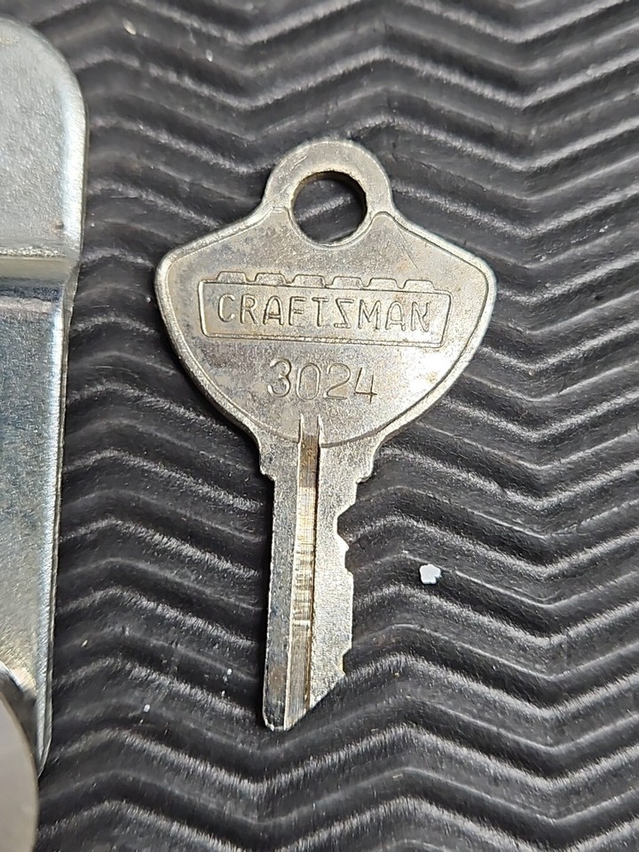 ORIGINAL CRAFTSMAN CROWN LOGO TOOL CHEST LOCK SET WITH KEY eBay