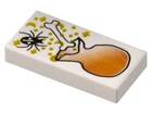 Lego Tile 1 x 2 with HP Spider, Bone, and Bag Pattern inv.568
