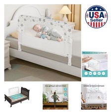 Baby Bed Rail Guard Safety 35.7 Inch Universal Fit Toddler Twin Full Queen