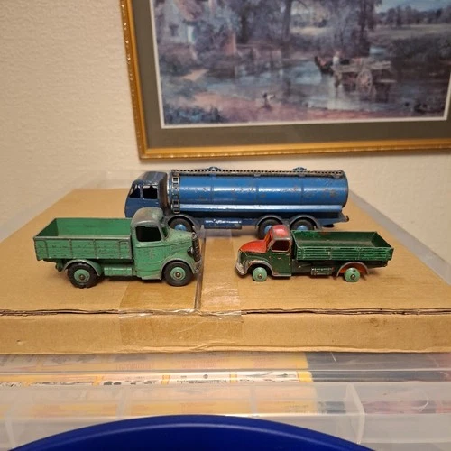 Vintage Dinky Trucks  X3  Spares Repairs. Foden.  Bedford.  Dodge  UK Only (39)