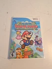 Super Paper Mario Nintendo Wii, 2007 CIB Complete W manual Tested Working