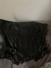 Morgan Leather Bardot Top