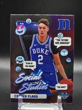 2024-25 Bowman University Chrome - Social Studies Cooper Flagg #SS-1 (RC)