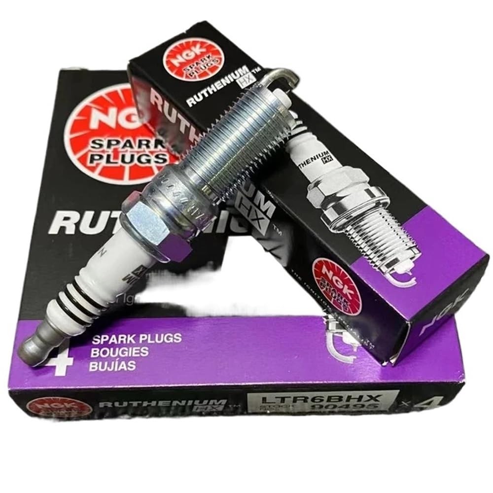 NGK LTR6BHX Ruthenium HX Spark Plugs - Box of 4