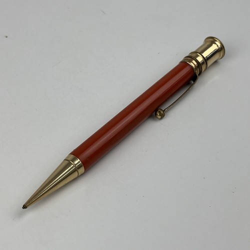 Vintage Parker Druckbleistift Duofold Sr orange 20er Jahre