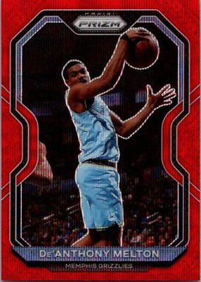 2020-21 Panini Prizm #26 De'Anthony Melton Ruby Wave Prizms