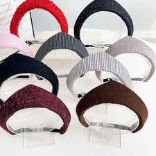 Fashion Hair Accessory for Women Crown Design Headband Velvet Fabric