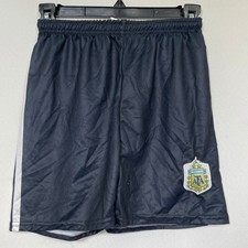 Argentina National Team AFA Black Soccer Shorts Youth SMALL 14